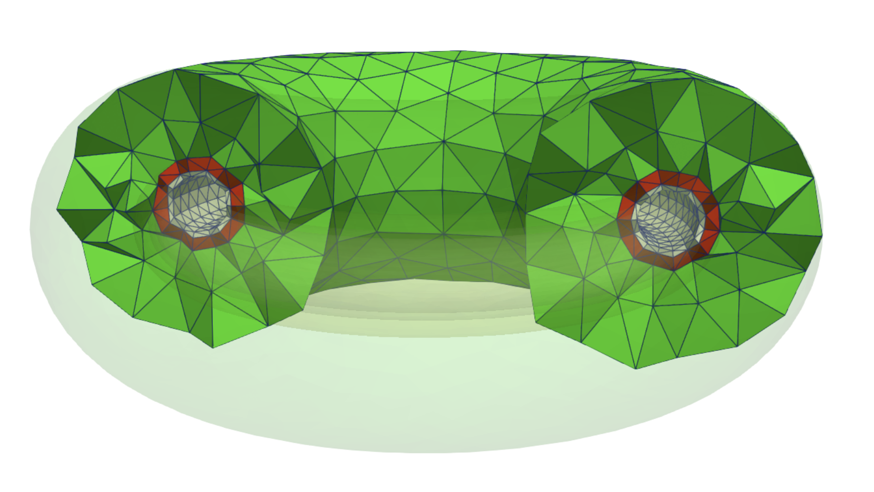 Model volumetric mesh.